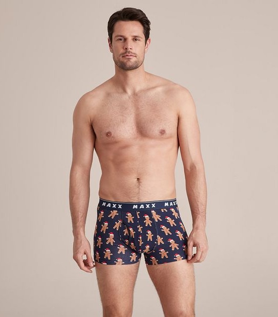 Maxx Flyfront Trunks - Gingerbread Man