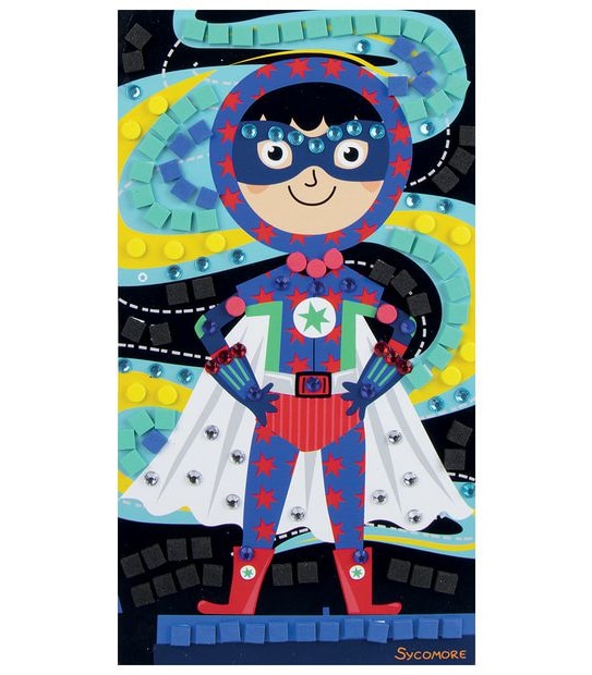 Sycomore Stick & Fun Mosaic Superhero