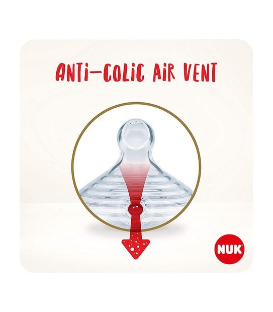 NUK Nature Sense Silicone Teat -  Large - 2 Pack