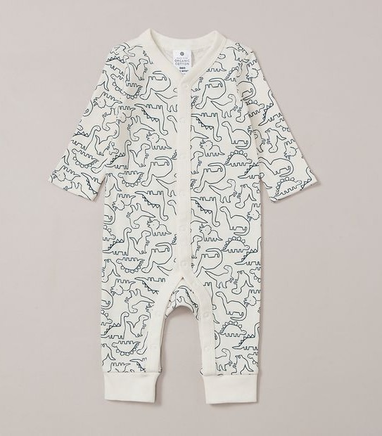 3 Pack Baby Organic Cotton Snap Coveralls 5 of 6