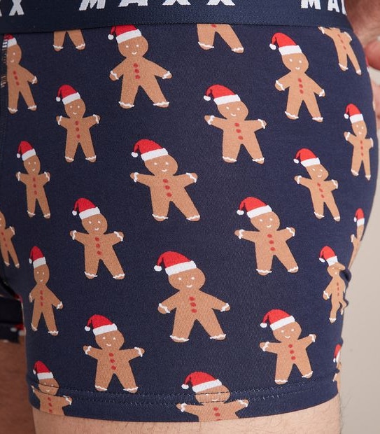 Maxx Flyfront Trunks - Gingerbread Man