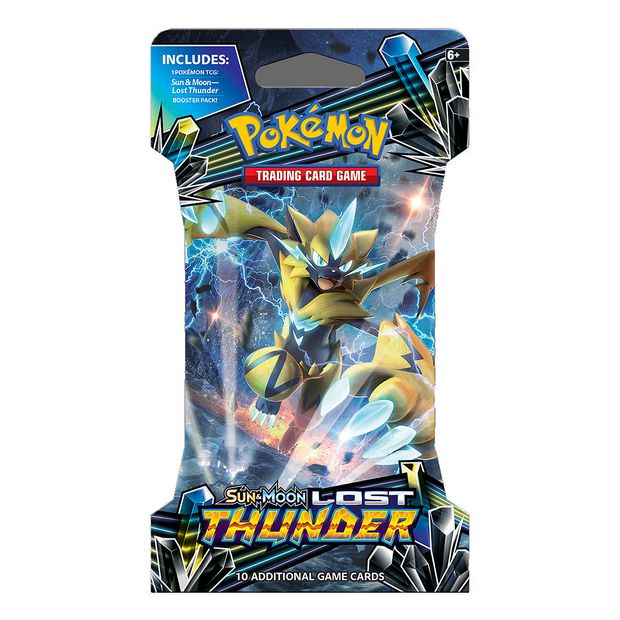 pokemon sun and moon lost thunder booster box New Pokemon Sun & Moon Lost Thunder Factory Sealed Booster Box - See Photos