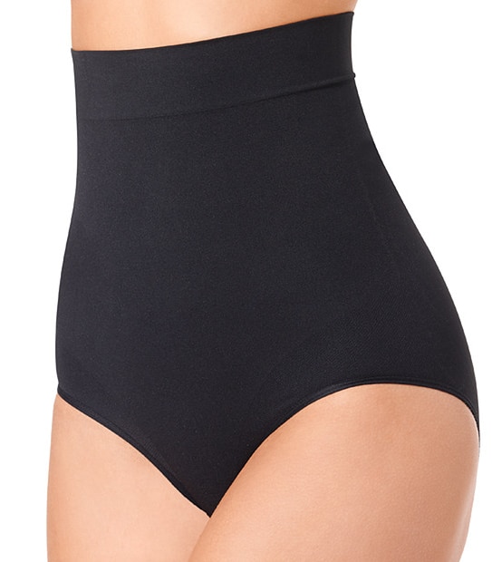 Shape Your Body Seam Free High Waist Brief - Black