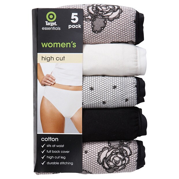 5 Pack Of Lace High Cut Briefs 5 Pack Of Lace High Cut Briefs