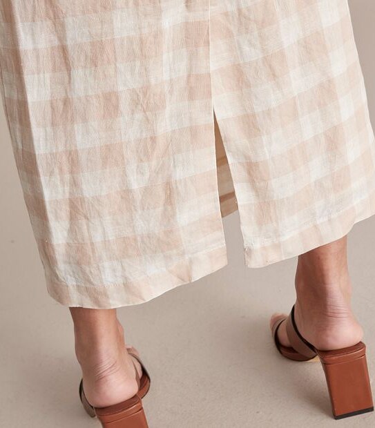 Preview European Linen Straight Maxi Skirt