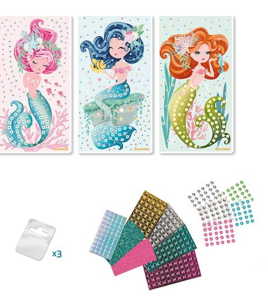 Sycomore Stick & Fun Mosaic Mermaids