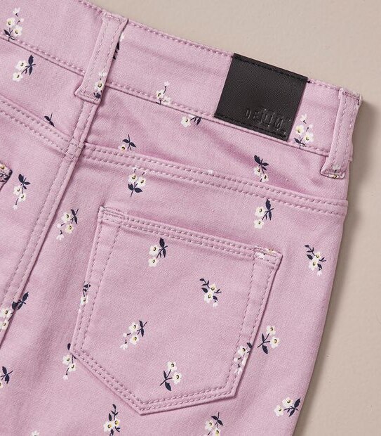 Wonder Denim Floral Skirt
