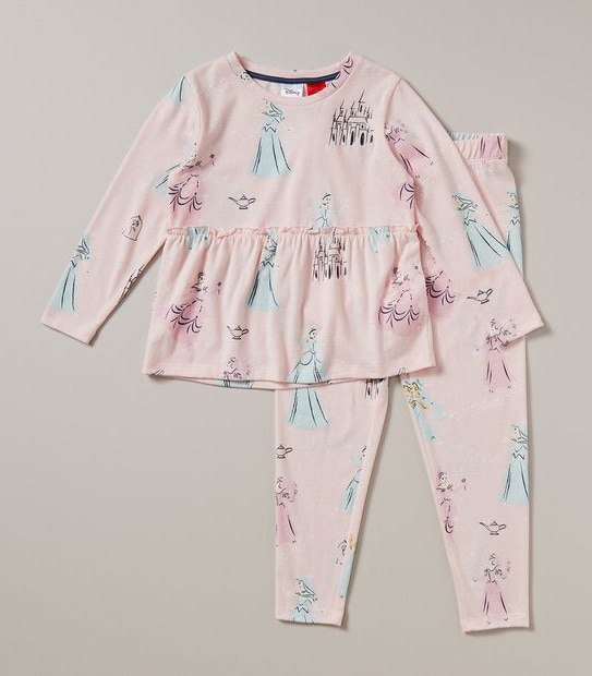 Disney Princess Peplum Pyjama Set
