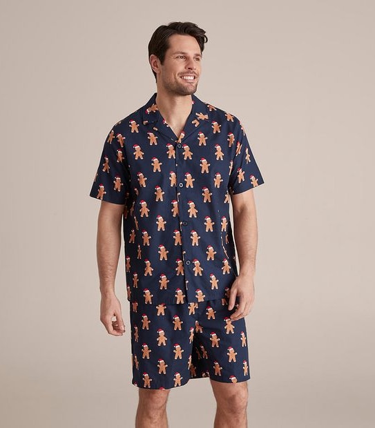 Maxx Christmas Pyjama Set Gingerbread Man Target Australia