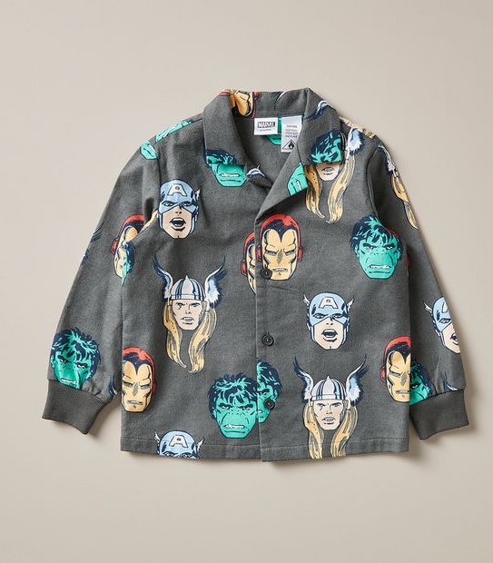 Marvel Superhero Flannelette Pyjama Set