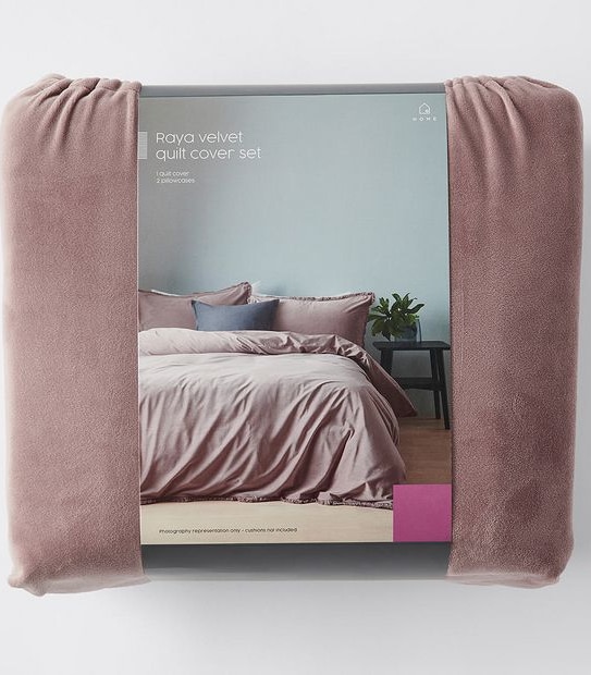 Raya Velvet Quilt Cover Set - King Bed