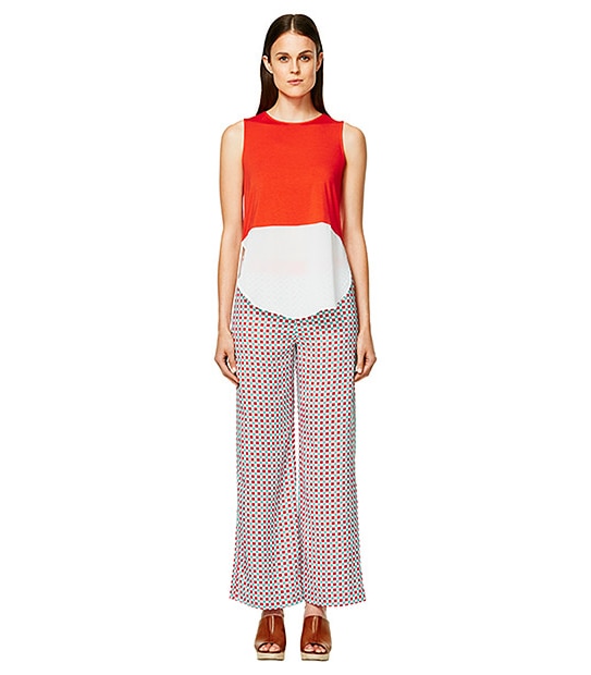 Rachael Zheng Sheer Panel Top