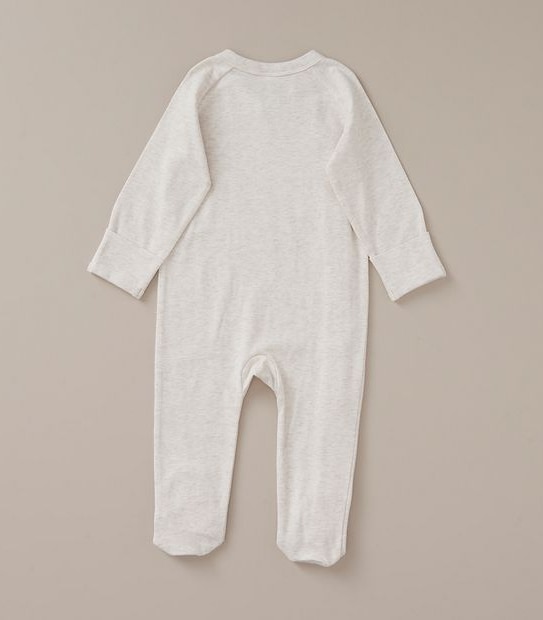 3 Pack Baby Organic Cotton Side Zip Coveralls