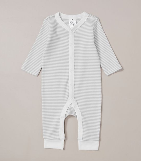 3 Pack Baby Organic Cotton Snap Coveralls 3 of 6