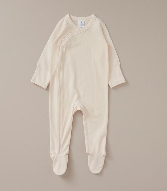 3 Pack Baby Organic Cotton Side Zip Coveralls