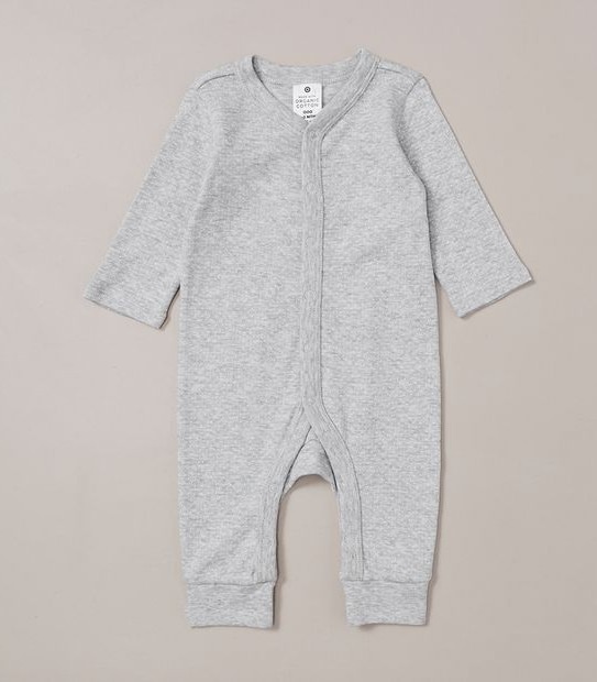 3 Pack Baby Organic Cotton Snap Coveralls