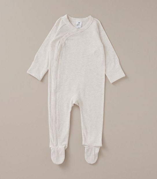 3 Pack Baby Organic Cotton Side Zip Coveralls