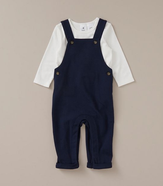 2 Piece Baby Overall Set
