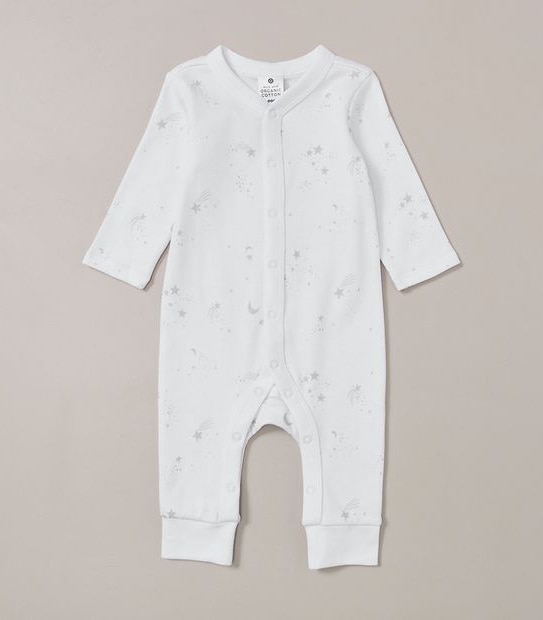 3 Pack Baby Organic Cotton Snap Coveralls 6 of 6