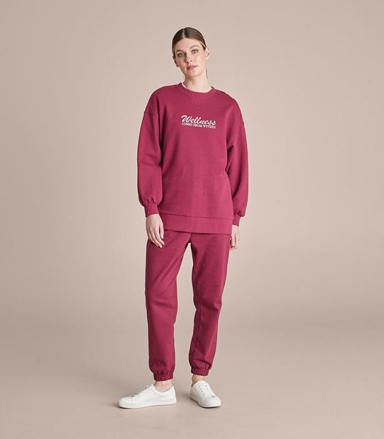 Active Oversized Fleece Crew Jumper Target Australia