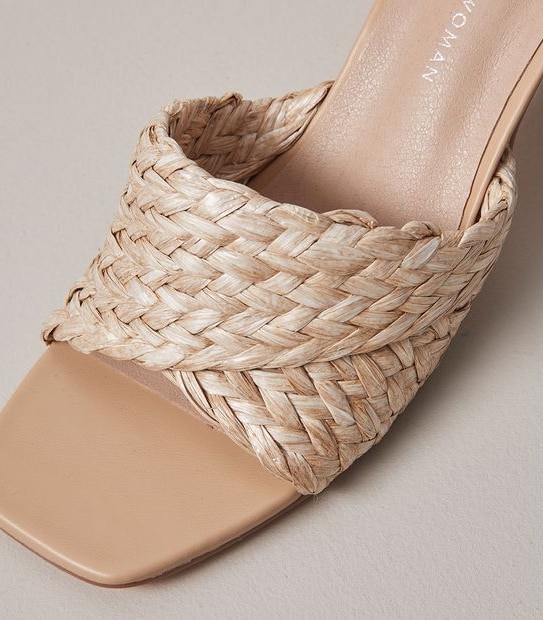 Womens Cammy Twist Heel Mules