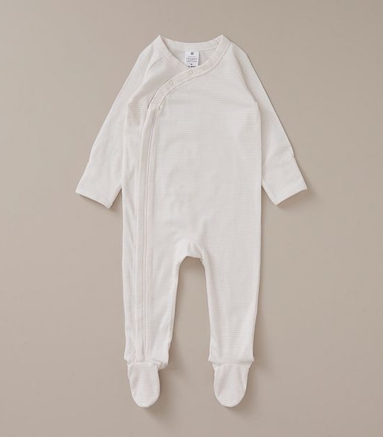 3 Pack Baby Organic Cotton Side Zip Coveralls