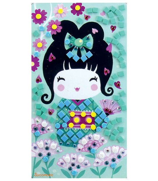 Sycomore Stick & Fun Kokeshi Mosaics