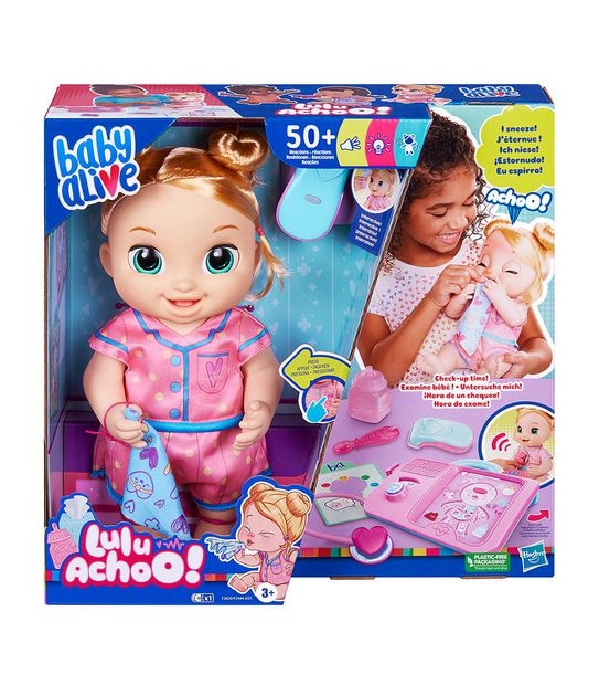Baby Alive Lulu Achoo Blonde Hair doll 