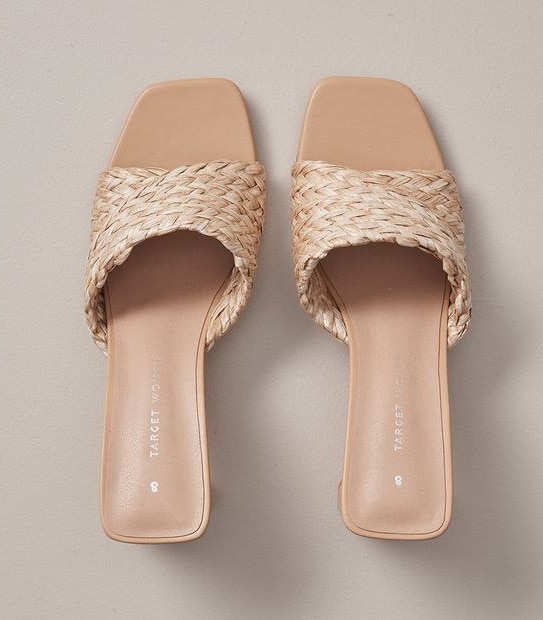 Womens Cammy Twist Heel Mules