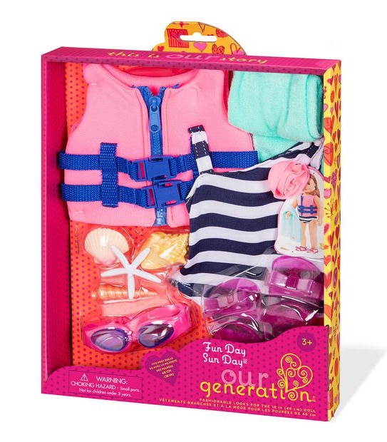 Our Generation Doll Outfit - Fun Day Sun Day