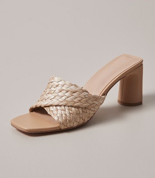 Womens Cammy Twist Heel Mules