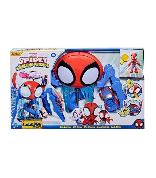 Spidey and His Amazing Friends Web-Quarters Playset