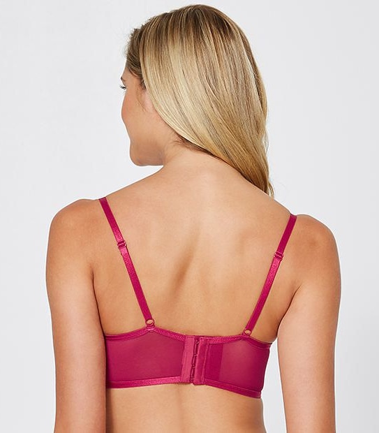Longline Floral Lace Underwire Bra, Style: T3062A