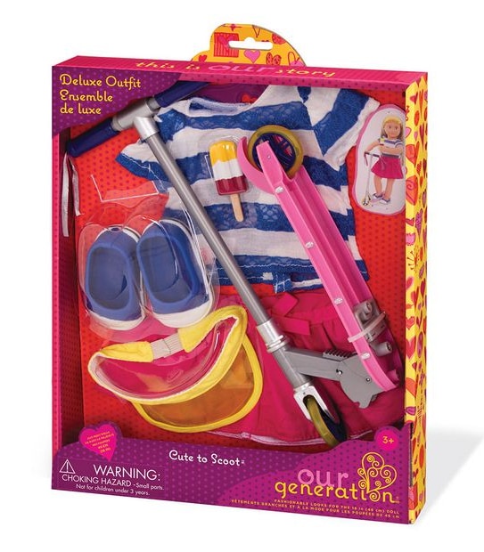 Our Generation Deluxe Doll Outfit - Cute To Scoot