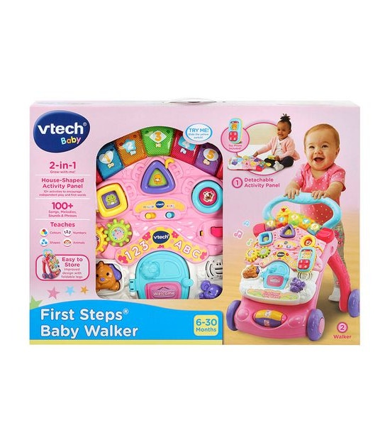 VTech First Steps Baby Walker - Pink