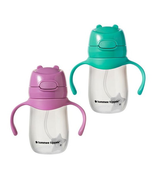 Tommee Tippee Weighted Straw Cup 240ml - Assorted*