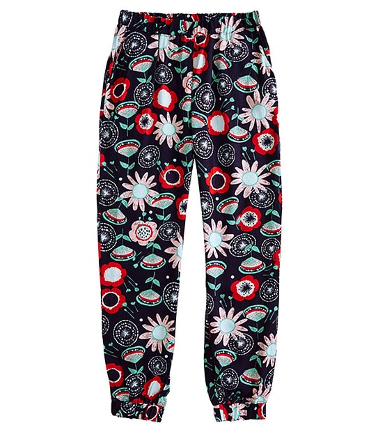 Girls' Floral Print Harem Pants