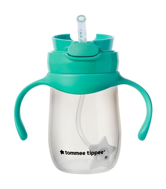 Tommee Tippee Weighted Straw Cup 240ml - Assorted*