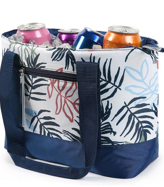 Vienna Woods: Insulated Beach Tote Cooler - 12 Can