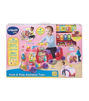 VTech Push & Ride Alphabet Train - Pink VTech Push & Ride Alphabet Train - Pink