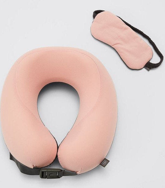 Mouv Neck Pillow and Eye Mask Set 