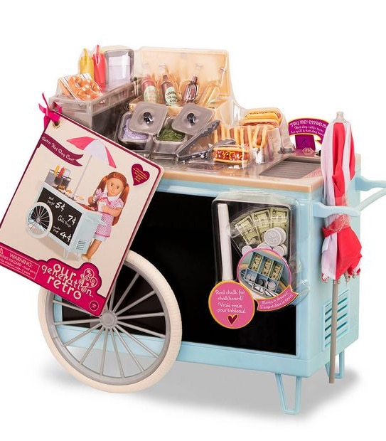 Our Generation Retro Hot Dog Cart