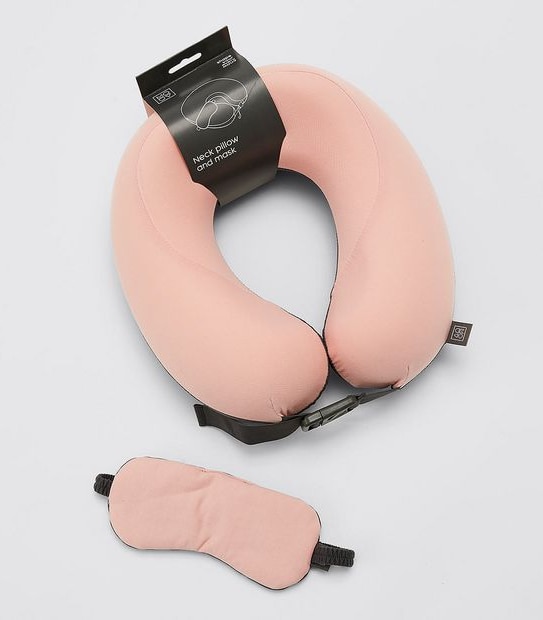 Mouv Neck Pillow and Eye Mask Set 