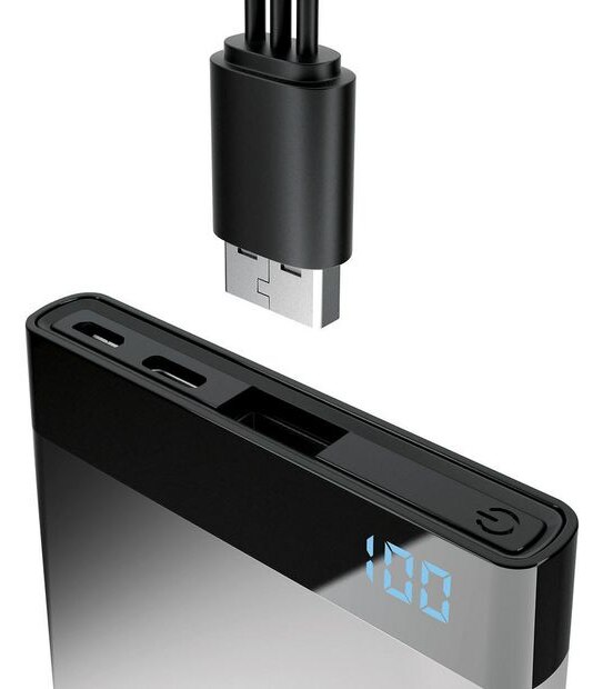 Laser 10000mAH QI Wireless Power Bank