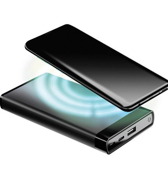 Laser 10000mAH QI Wireless Power Bank