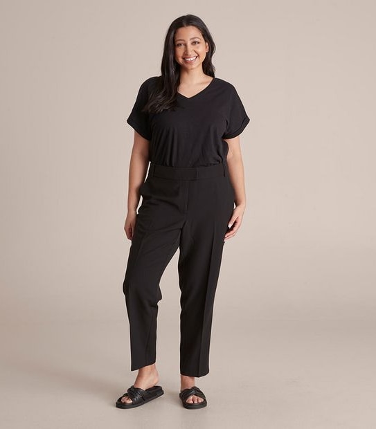 Curve Full Length Straight Leg Work Pants 