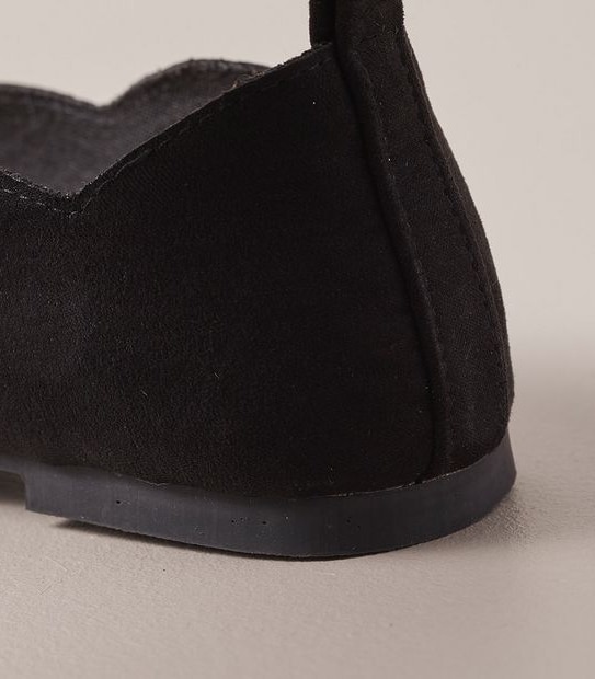 Senior Kids Curved Edge Ballet Flats