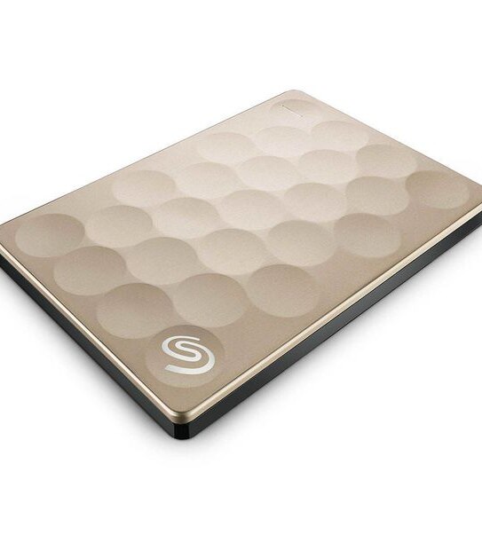 Seagate 1TB Backup Plus Ultra Slim -  Gold
