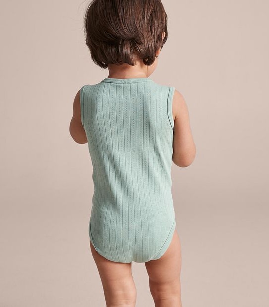 Baby Organic Cotton Pointelle Bodysuit