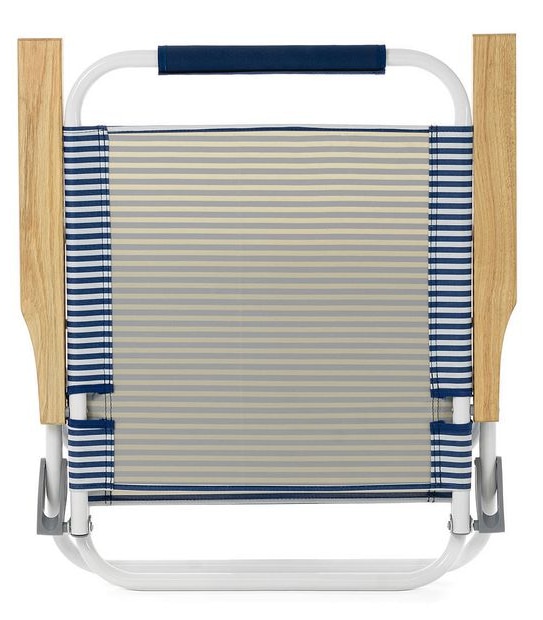 Deluxe Nautical Stripe Beach Chair